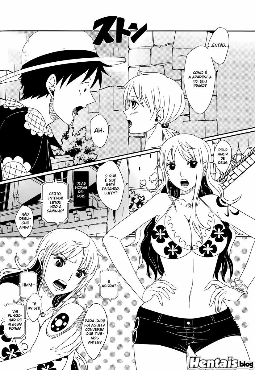 Sexo no One Piece: Luffy x Nami