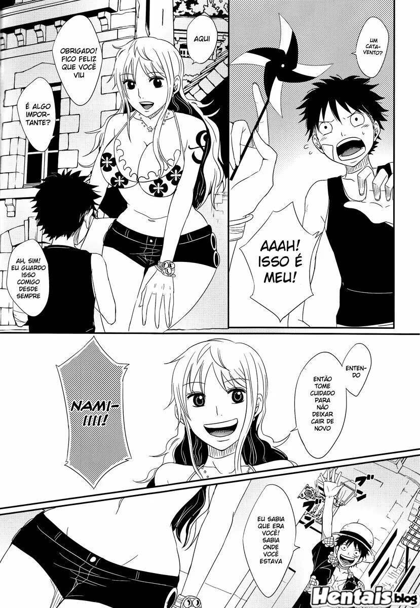 Sexo no One Piece: Luffy x Nami
