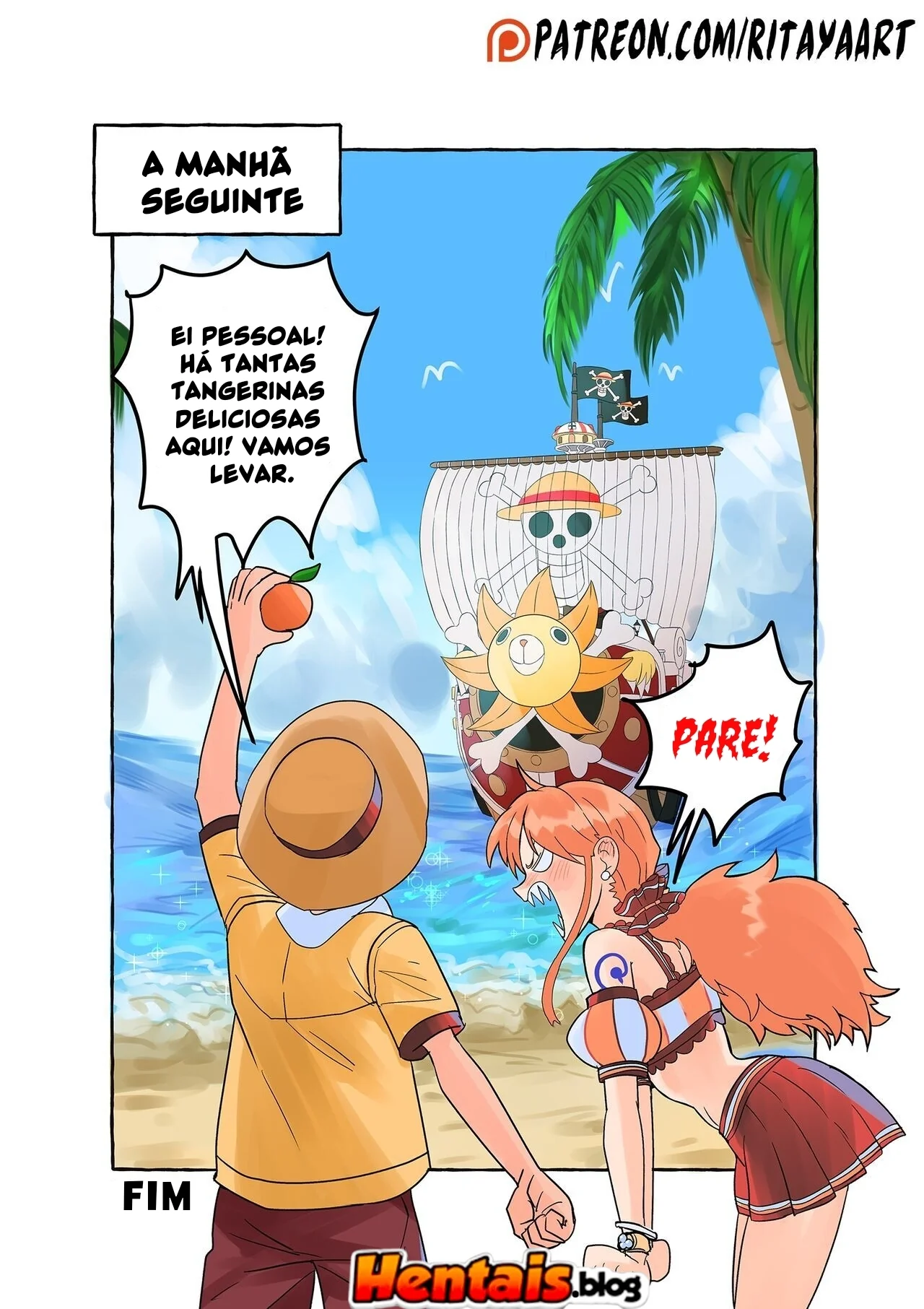 One Piece Sexo: Safadeza da Ilha Deserta