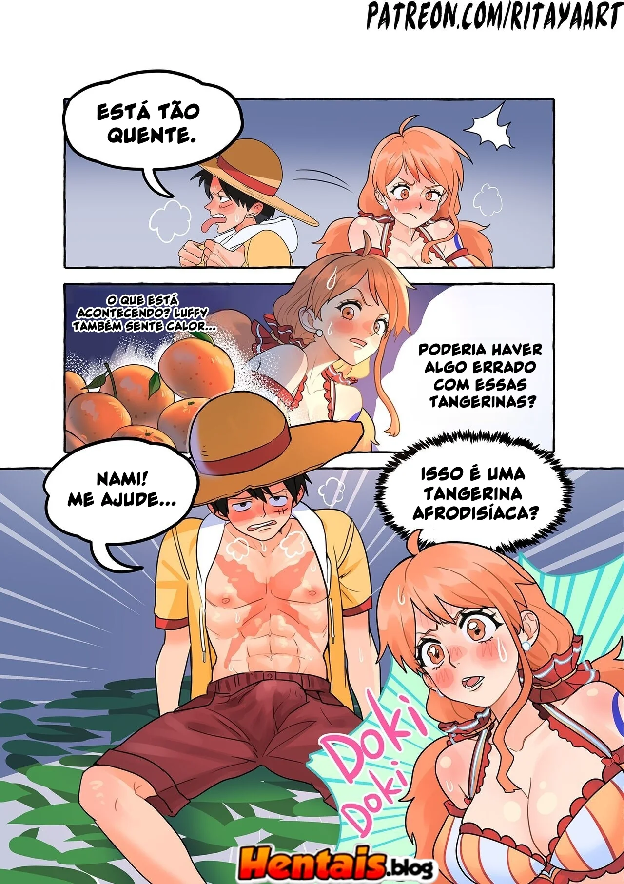 One Piece Sexo: Safadeza da Ilha Deserta