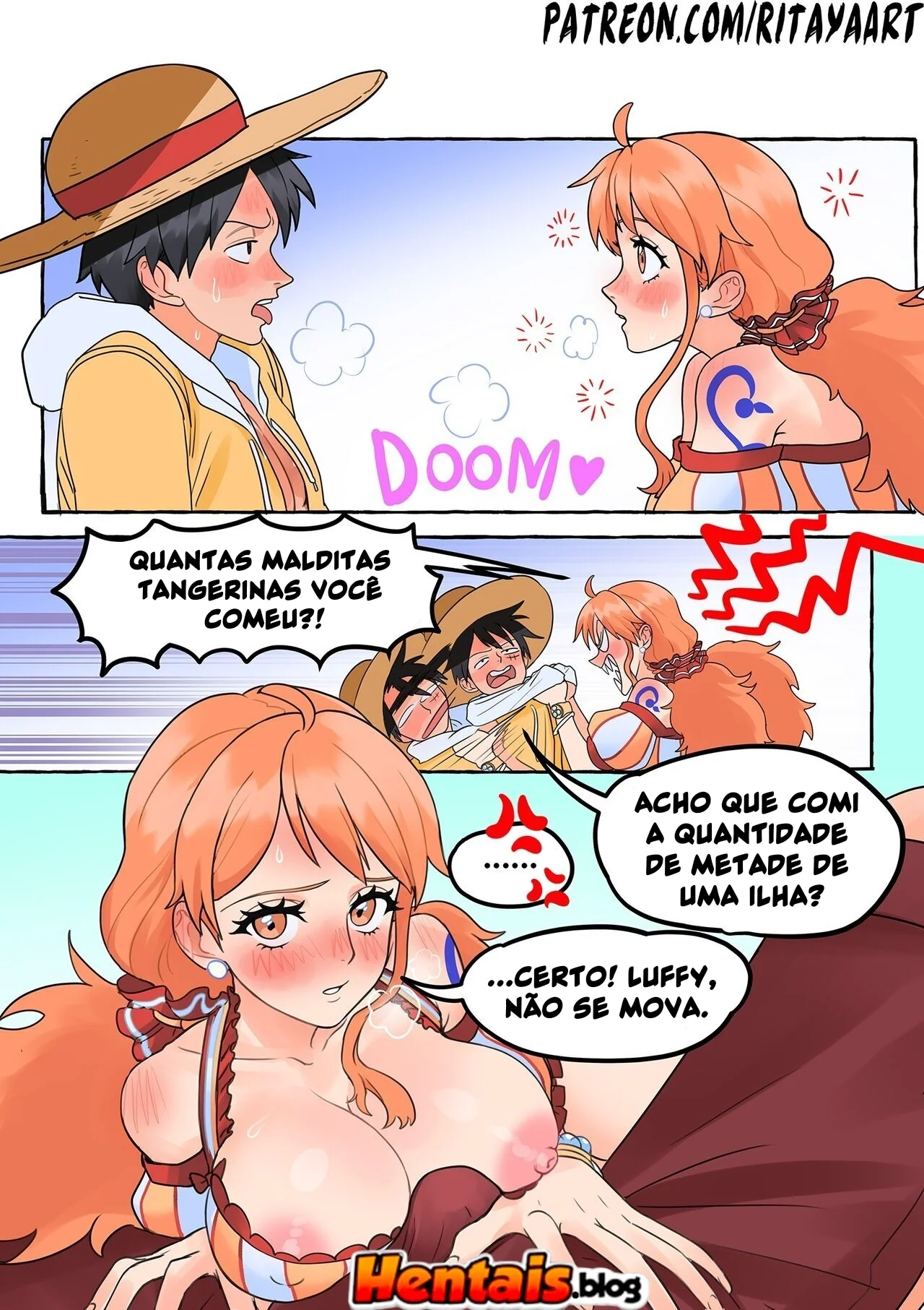 One Piece Sexo: Safadeza da Ilha Deserta