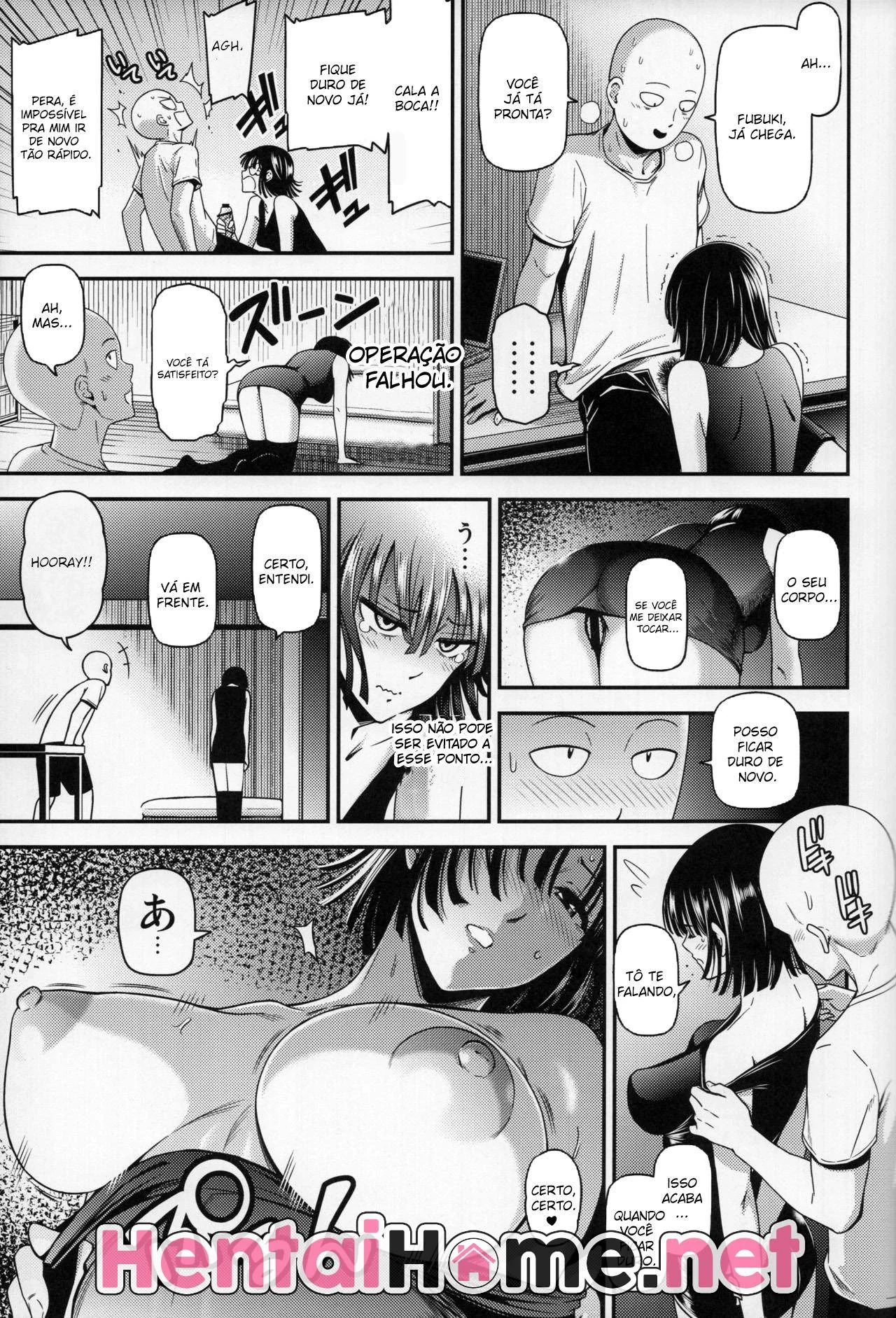 Saitama Fodendo a Piranha da Fubuki em Hentai HQ Brasileiro