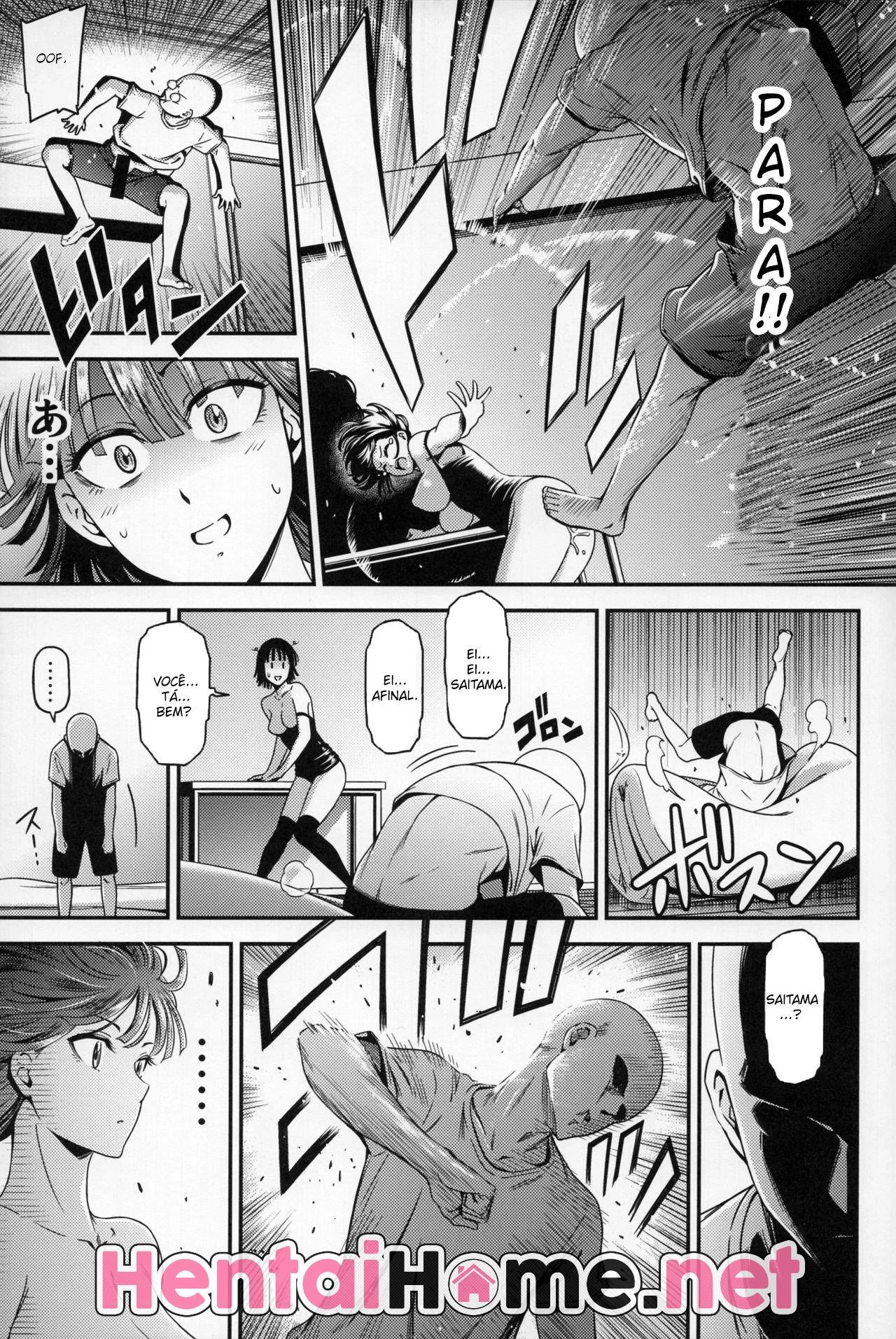 Saitama Fodendo a Piranha da Fubuki em Hentai HQ Brasileiro
