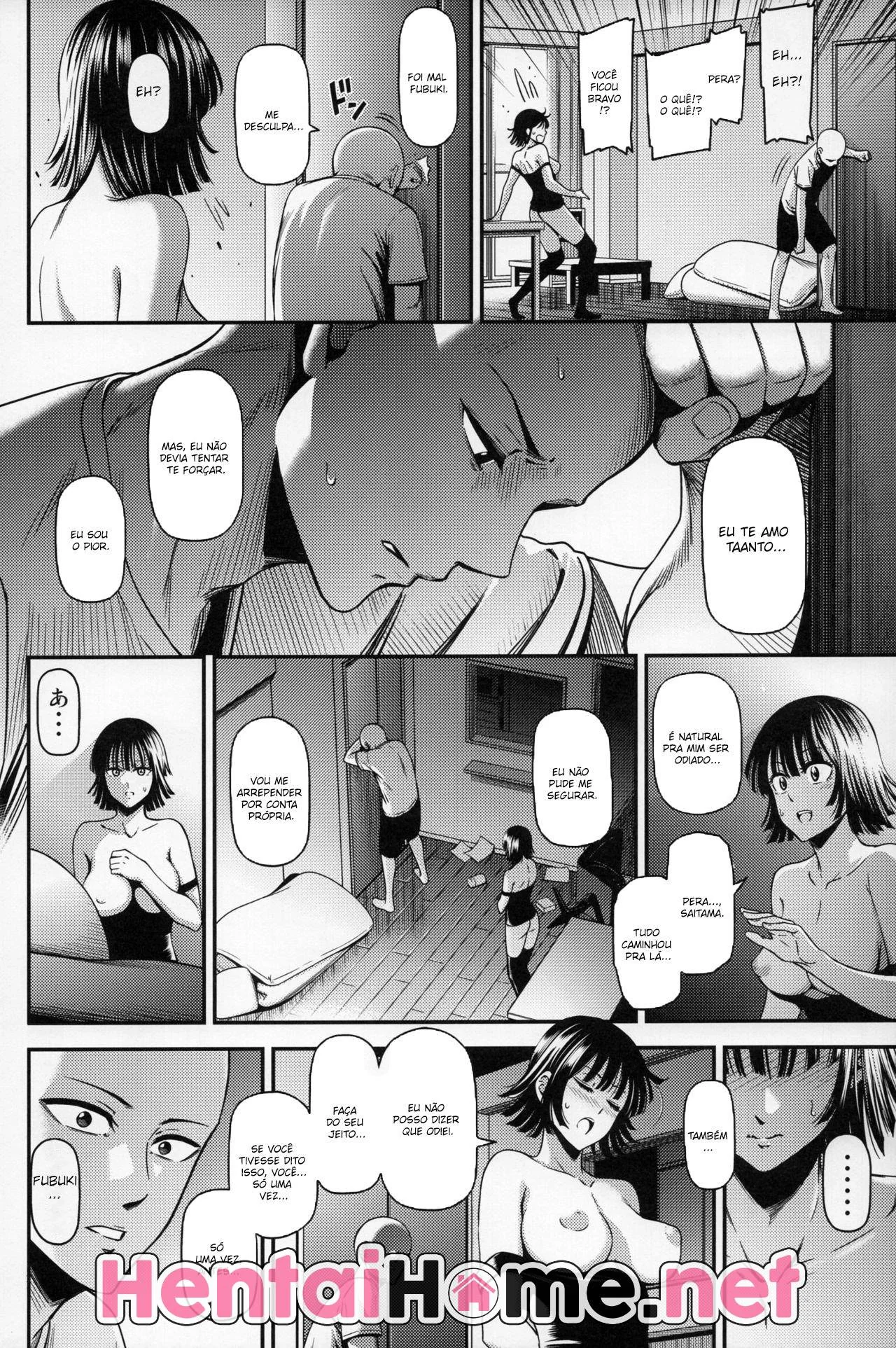 Saitama Fodendo a Piranha da Fubuki em Hentai HQ Brasileiro