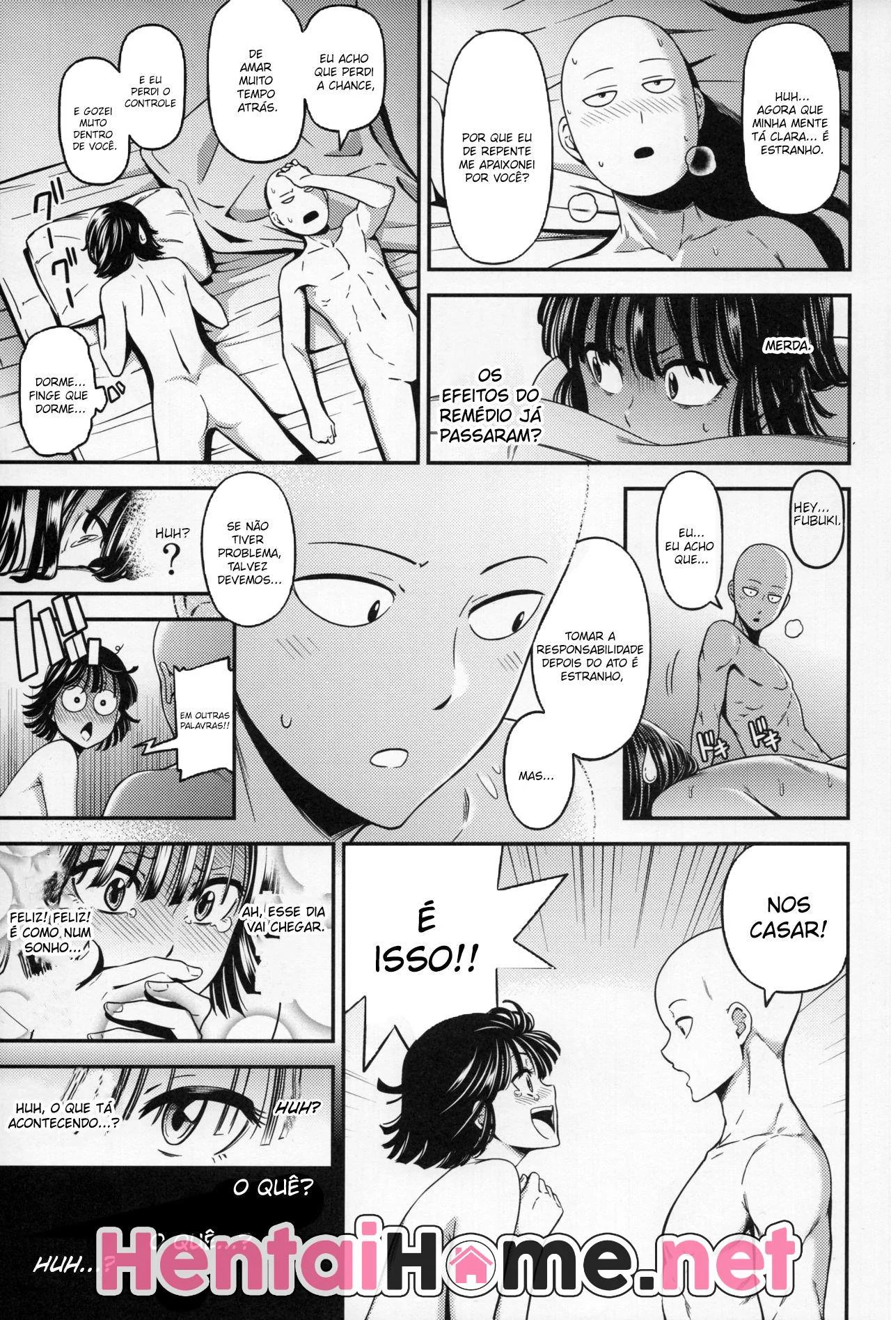 Saitama Fodendo a Piranha da Fubuki em Hentai HQ Brasileiro