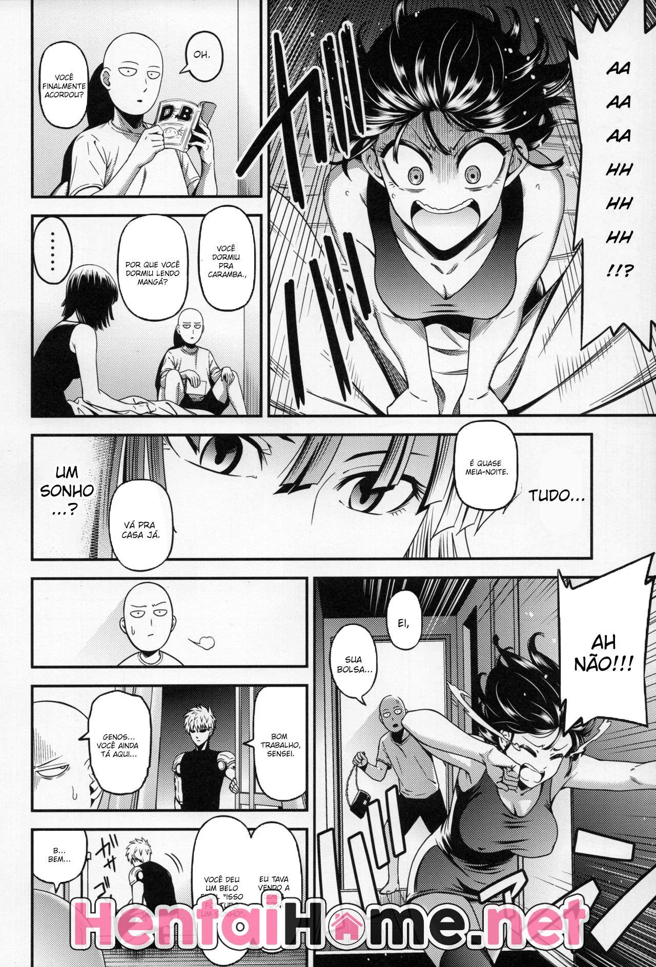 Saitama Fodendo a Piranha da Fubuki em Hentai HQ Brasileiro