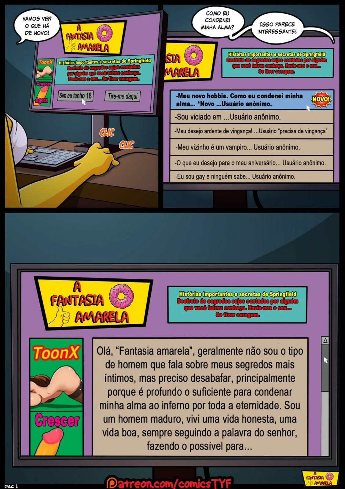 As Safadezas Secretas de Springfield: Ned Flanders Perdendo a Moral – HQ Brasileiro em Hentai