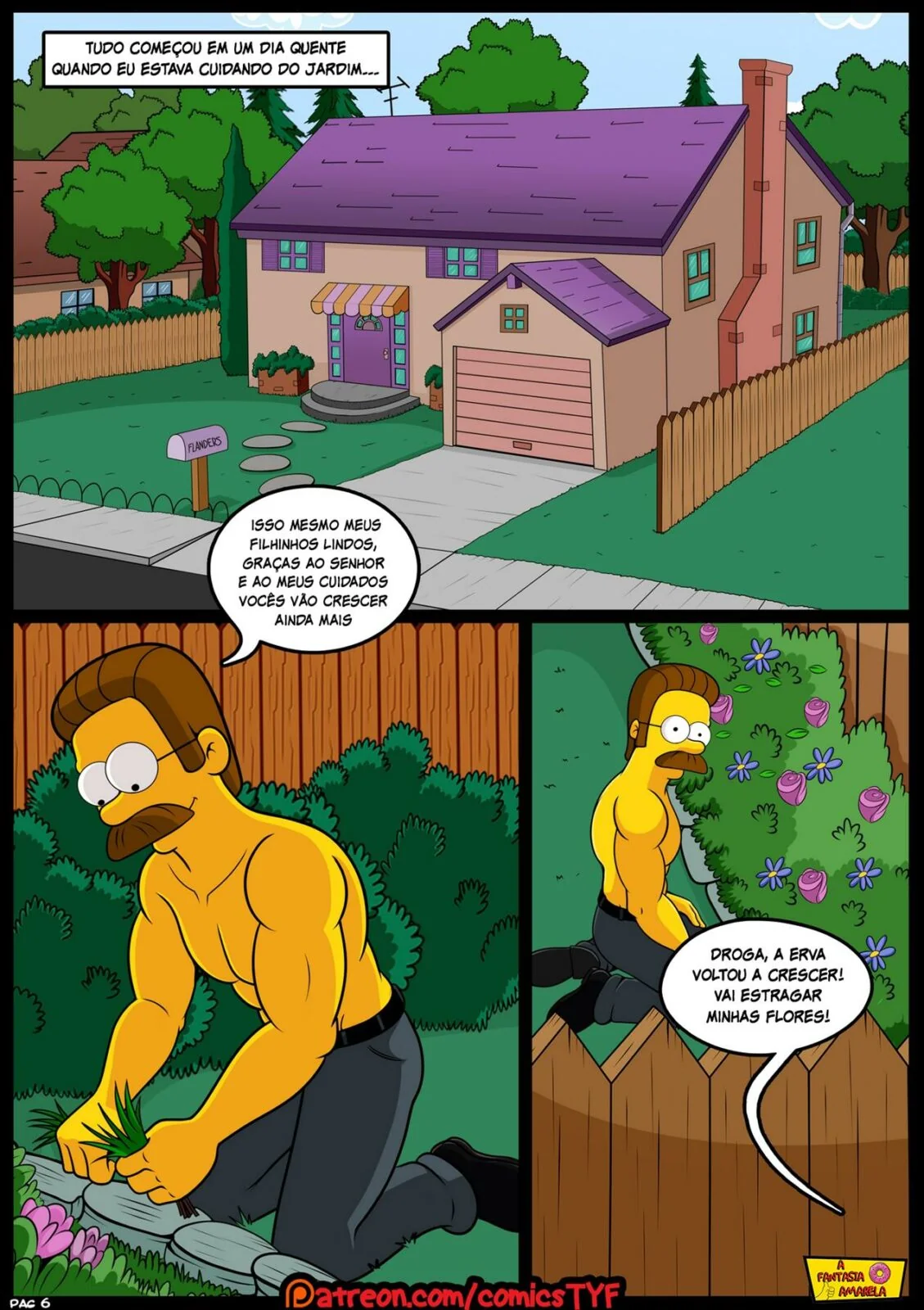 As Safadezas Secretas de Springfield: Ned Flanders Perdendo a Moral – HQ Brasileiro em Hentai