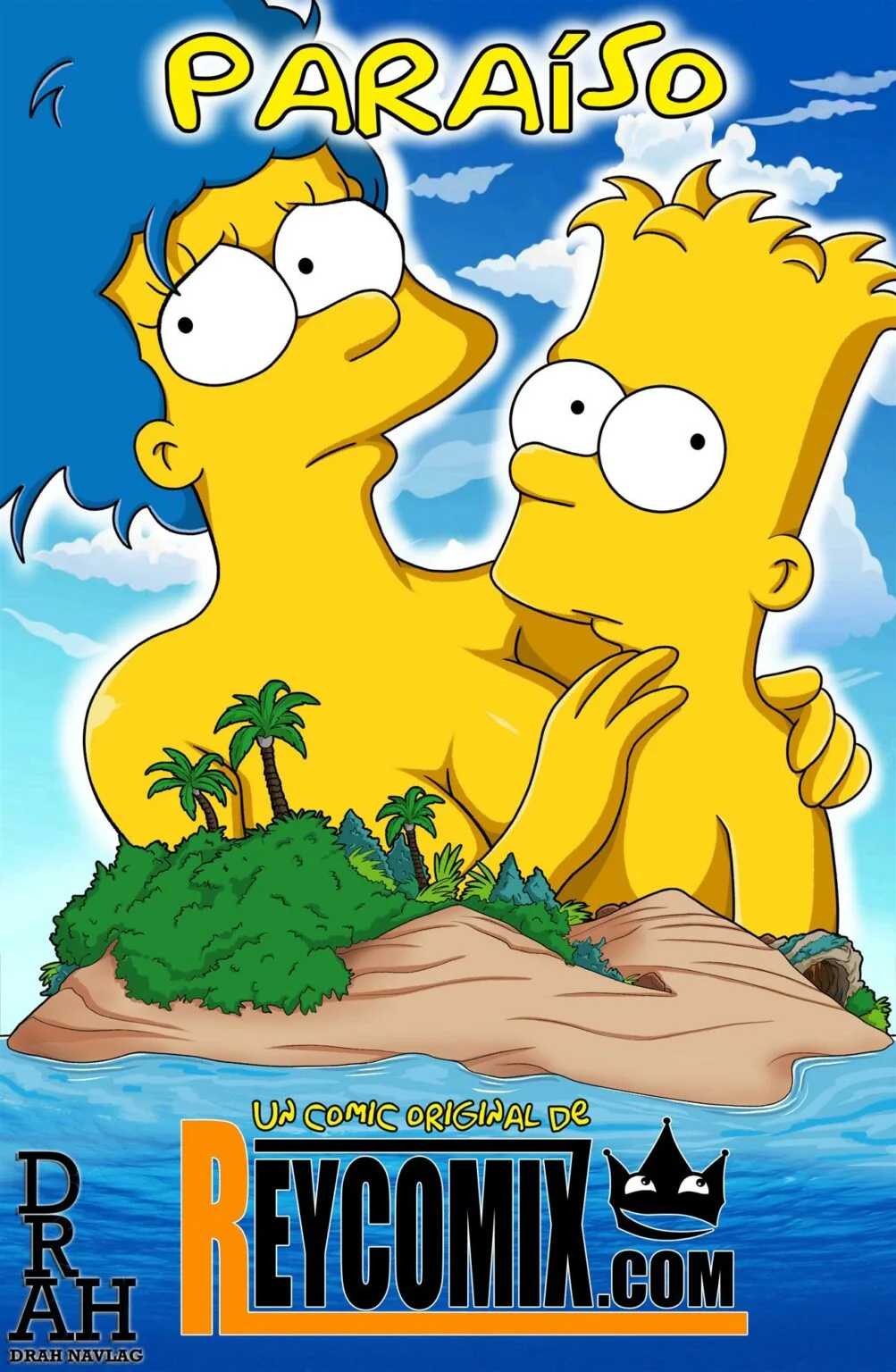 Bart Fodendo a Marge na Ilha paradisíaca