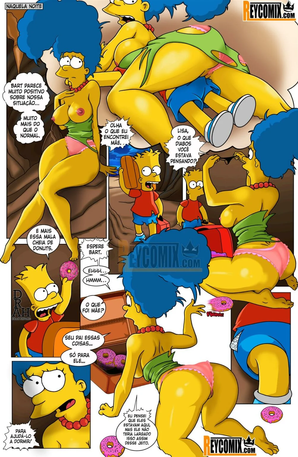 Bart Fodendo a Marge na Ilha paradisíaca
