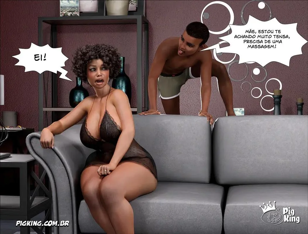 A Piranha Margarethe e a Foda Incestuosa do Filho em HQ Brasileiro