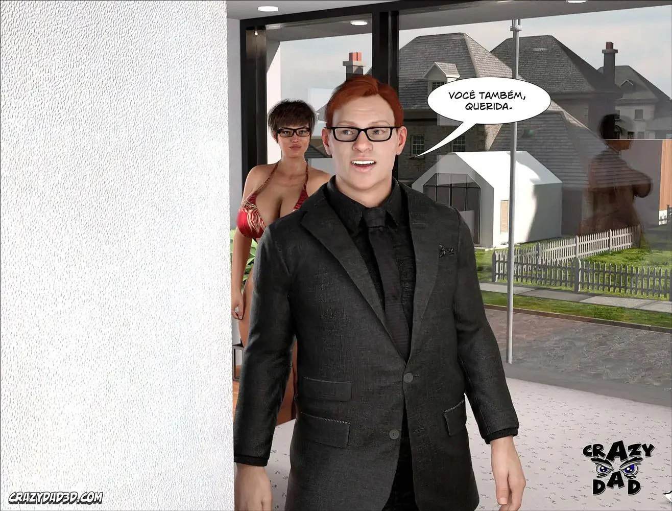 Brandie e Seus Dois Amantes: Harold Entra na Briga Pela Buceta Desejada em Hentai HQ Brasileiro