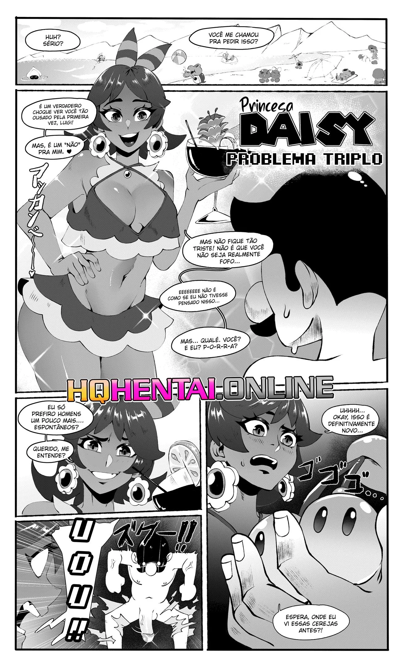Daisy Submissa na Praia – Luigi Mostra seu Poder