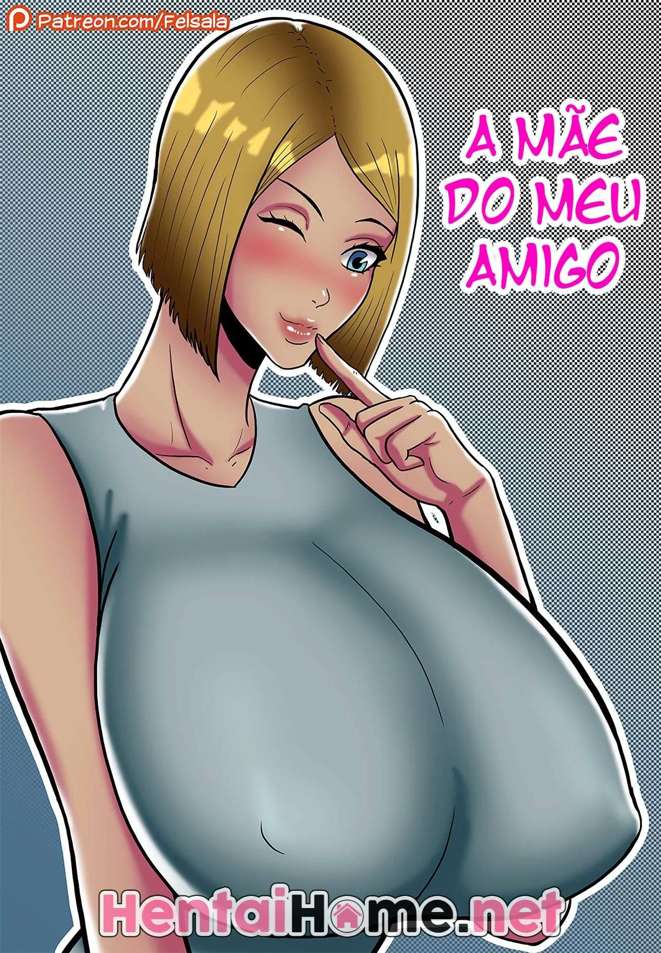 Fodendo a MILF gostosa do meu amigo durante a noite toda em HQ Brasileiro