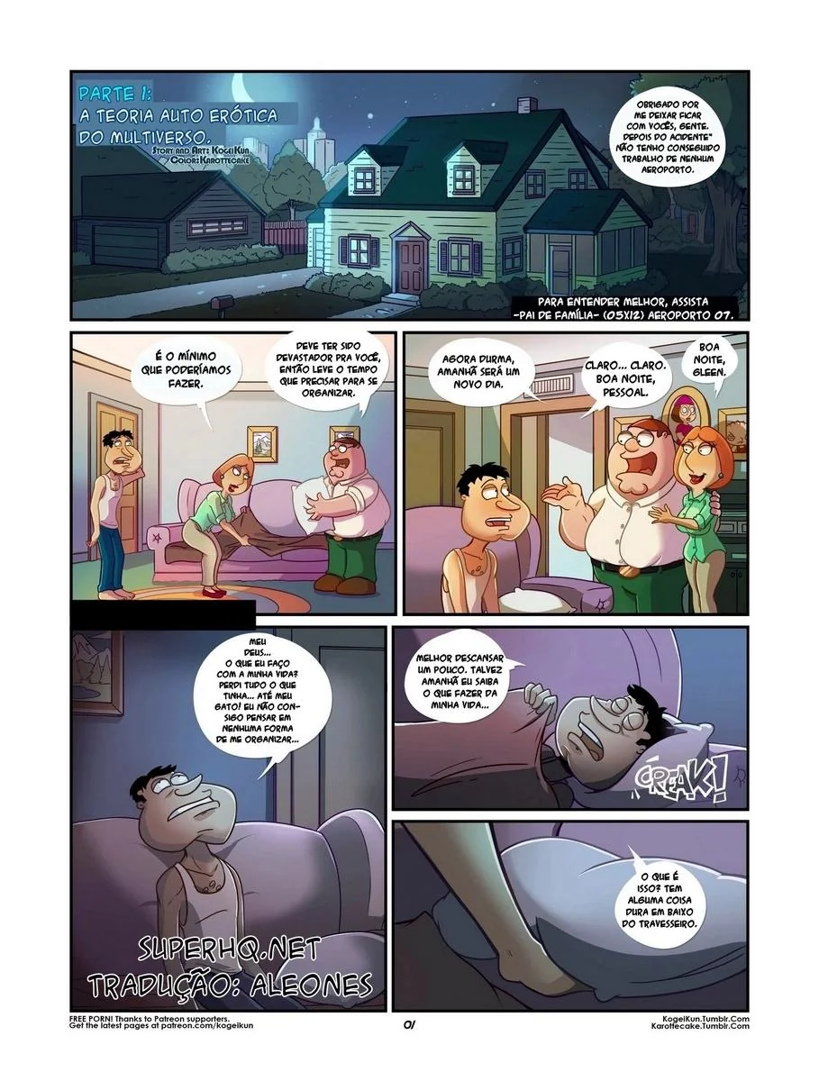 Quagmire na Casa do Peter Griffin: Uma Pirocada Inesperada em HQ Brasileiro