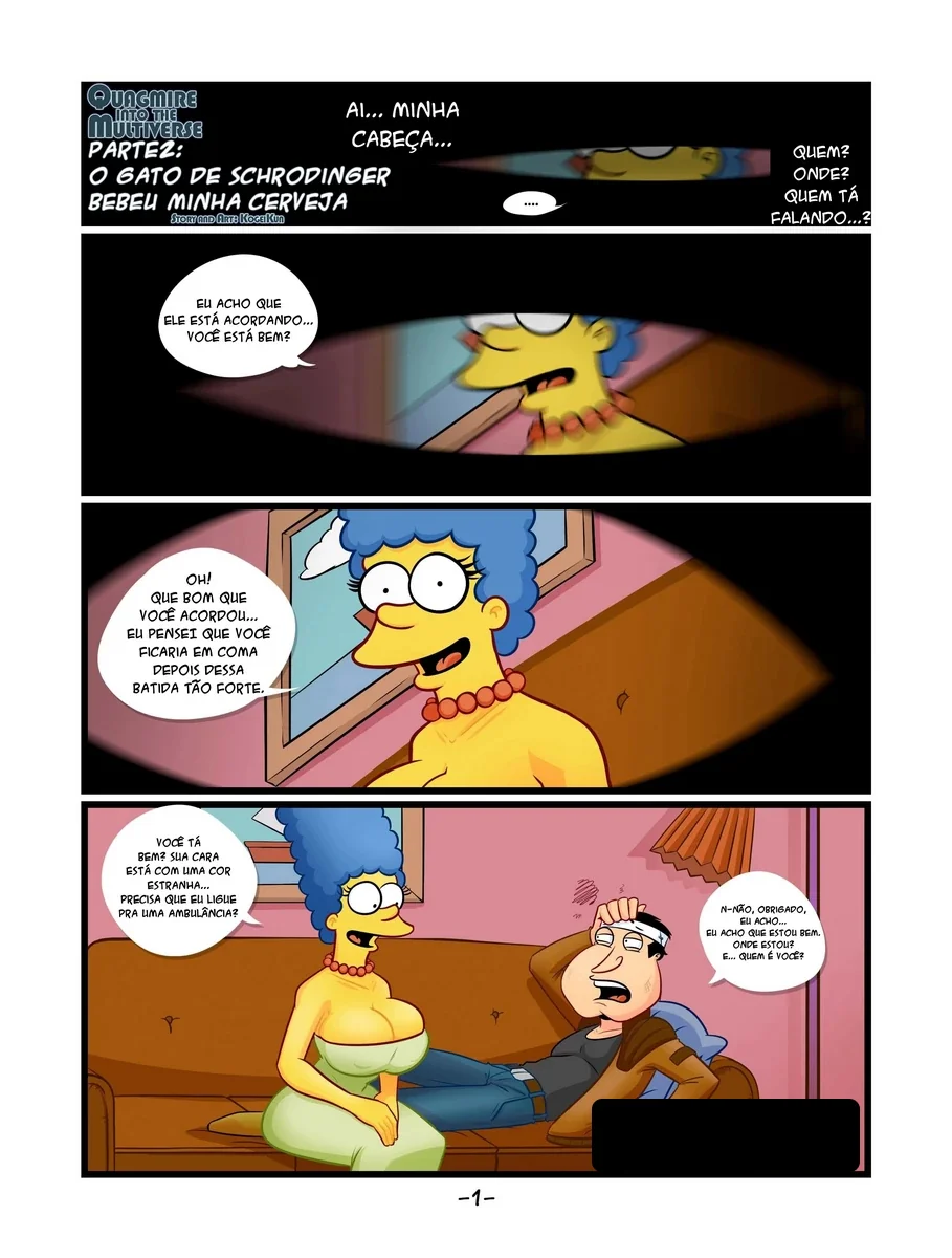 Quagmire e Marge: Aventura Picante em Springfield HQ Brasileiro