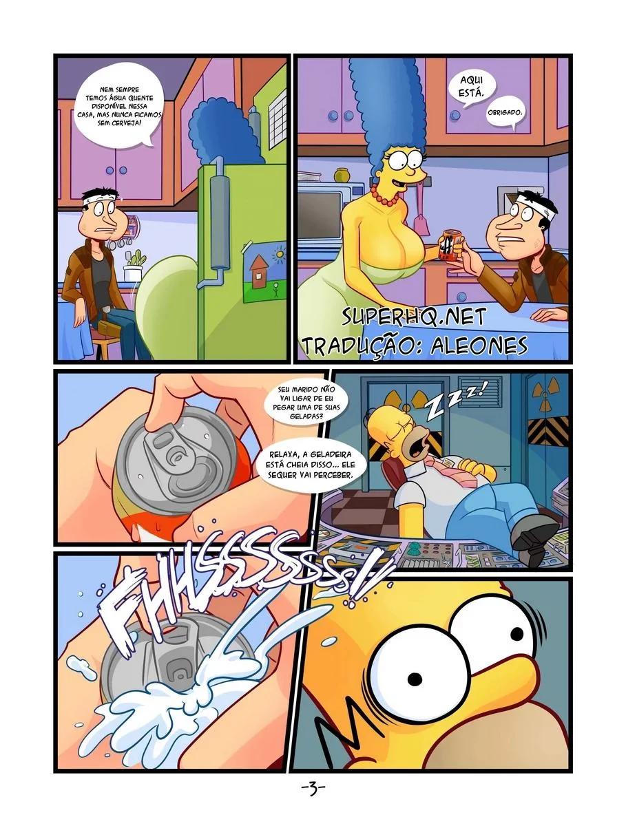 Quagmire e Marge: Aventura Picante em Springfield HQ Brasileiro