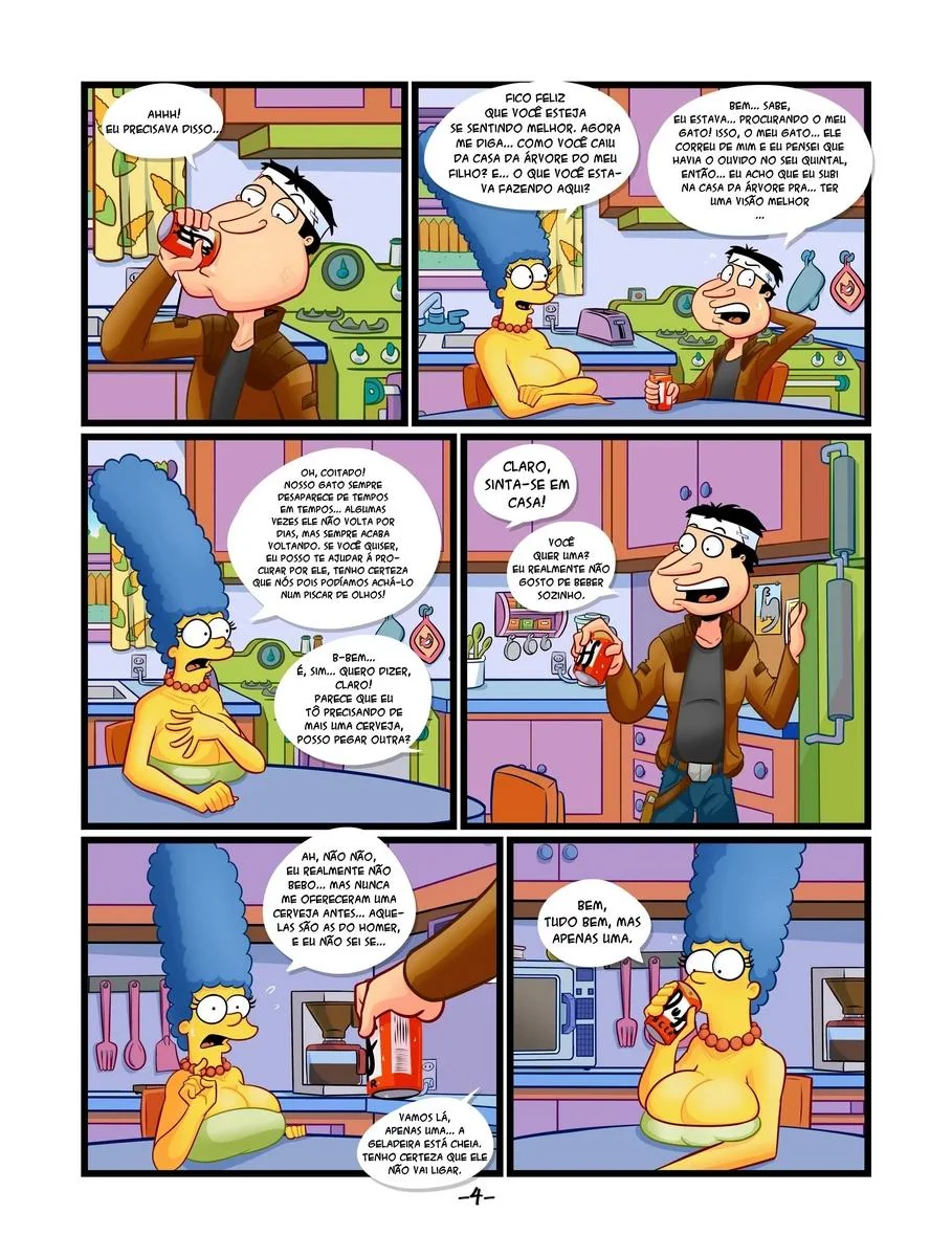 Quagmire e Marge: Aventura Picante em Springfield HQ Brasileiro