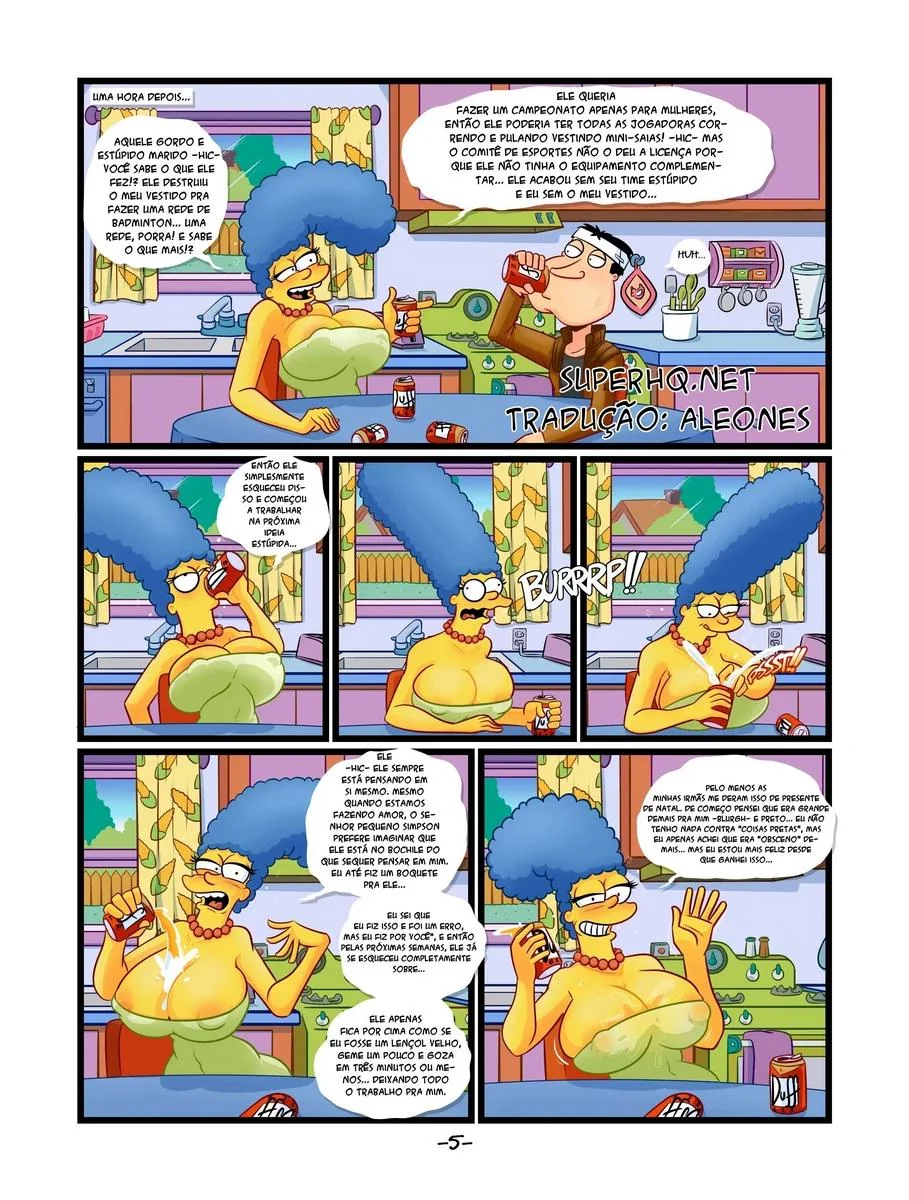 Quagmire e Marge: Aventura Picante em Springfield HQ Brasileiro