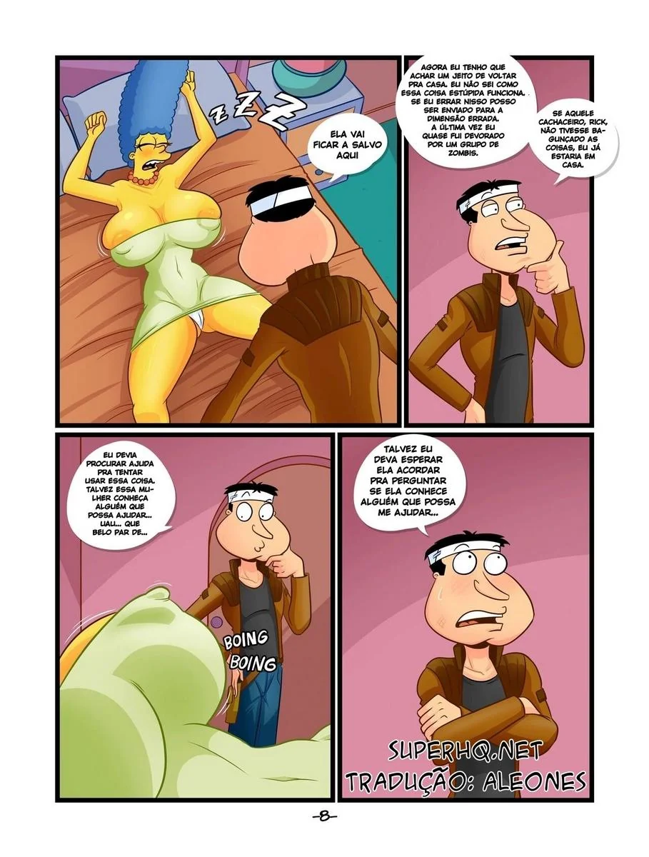 Quagmire e Marge: Aventura Picante em Springfield HQ Brasileiro