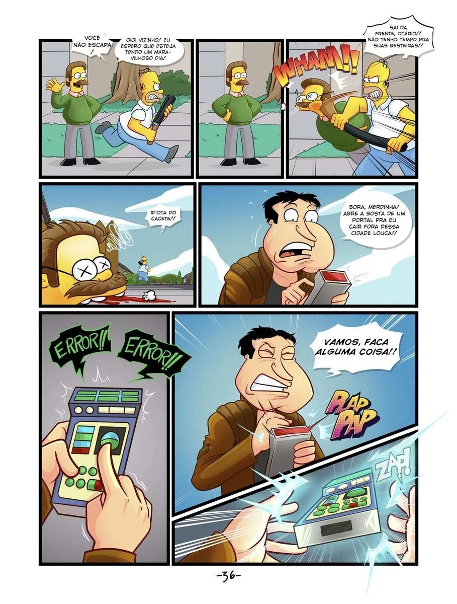 Quagmire e Marge: Aventura Picante em Springfield HQ Brasileiro