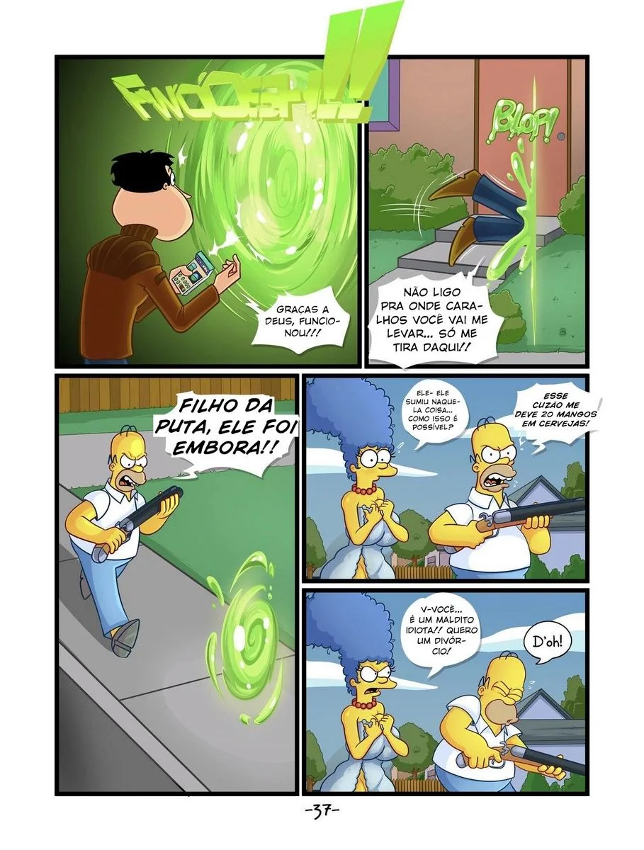 Quagmire e Marge: Aventura Picante em Springfield HQ Brasileiro