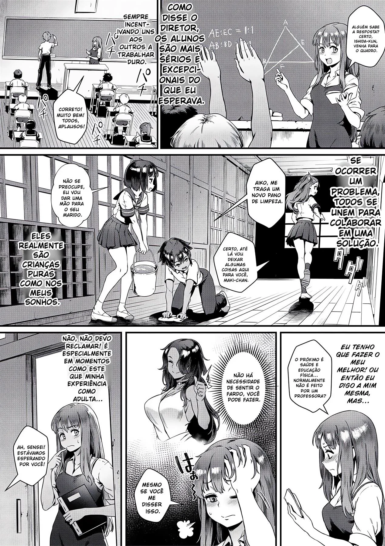 Professora Piranha Levando Rola dos Alunos Exceptionais – HQ Brasileiro em Hentai