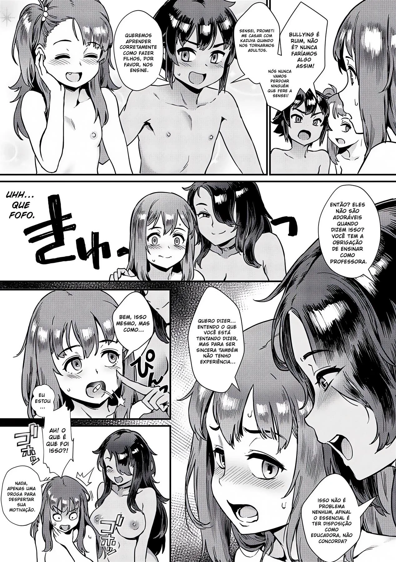 Professora Piranha Levando Rola dos Alunos Exceptionais – HQ Brasileiro em Hentai