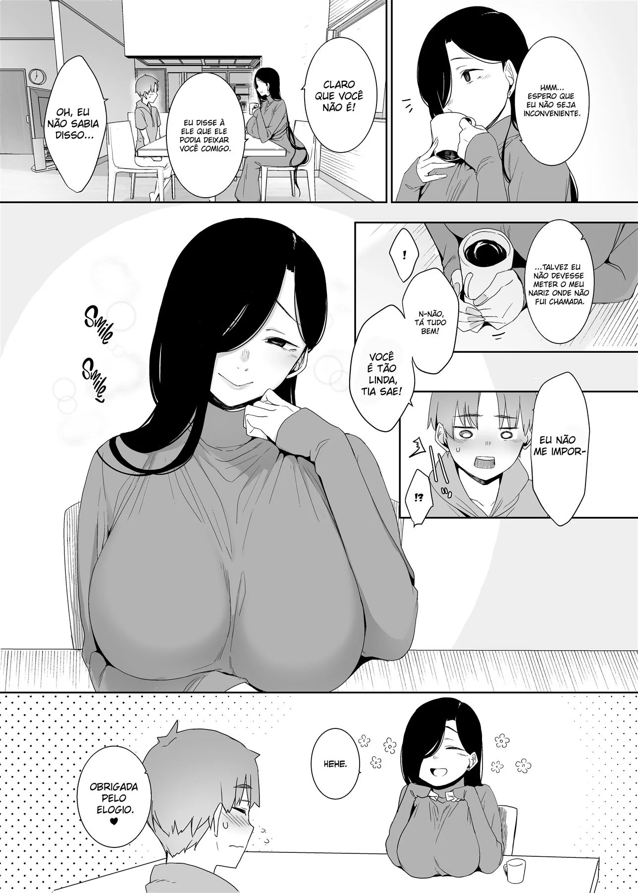 Safadezas na Casa da Tia: Keita se depara com segredos picantes em Hentai HQ Brasileiro