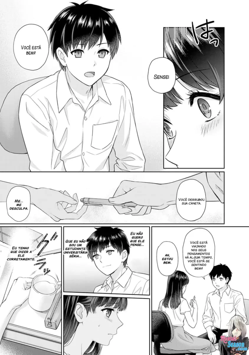 Sensei to Boku Hentai HQ Completo – Fudendo com a professora particular