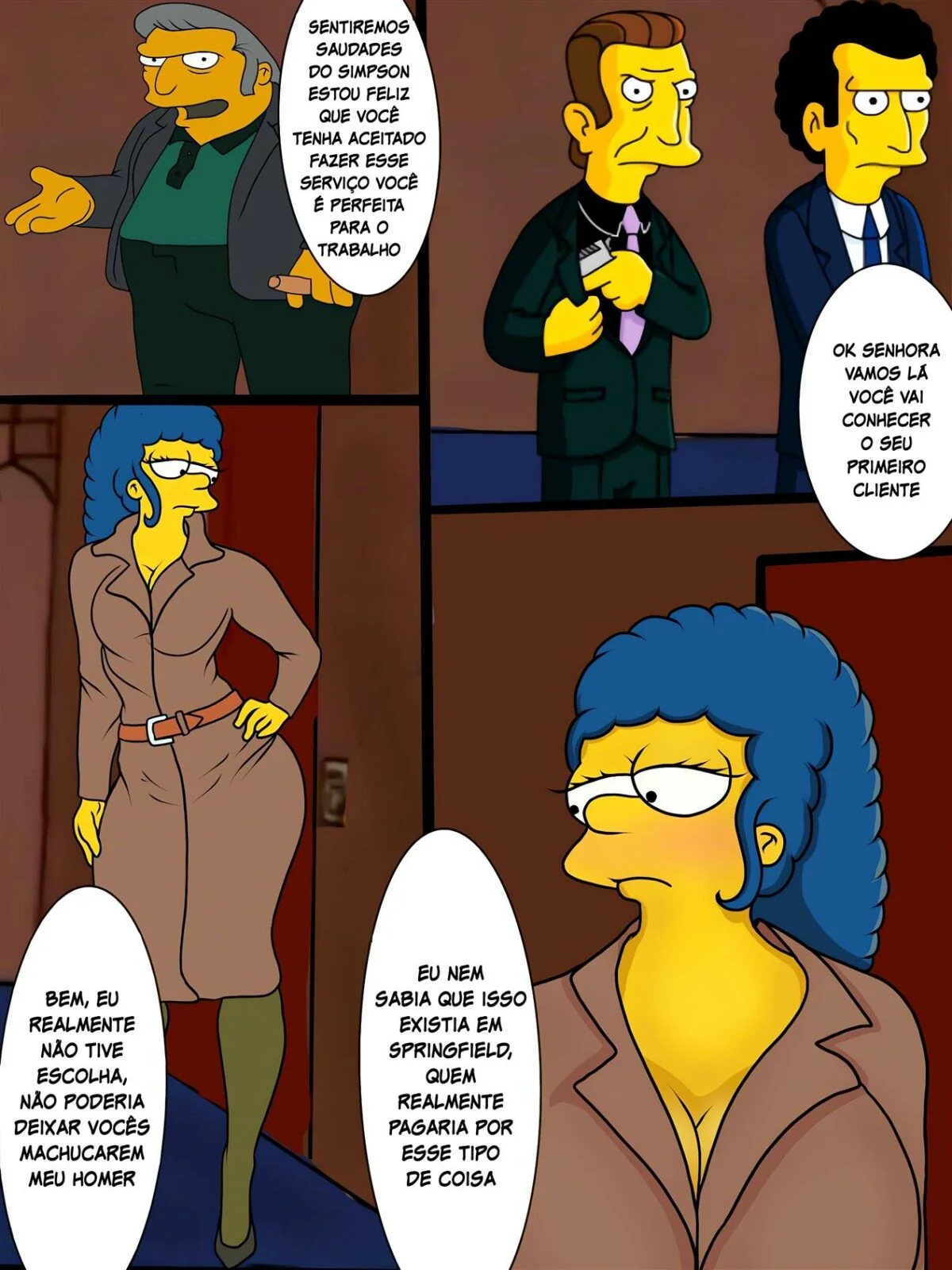 Simpsons Porno: Dividas Pagas com Buceta – Marge Salva Homer em HQ Brasileiro