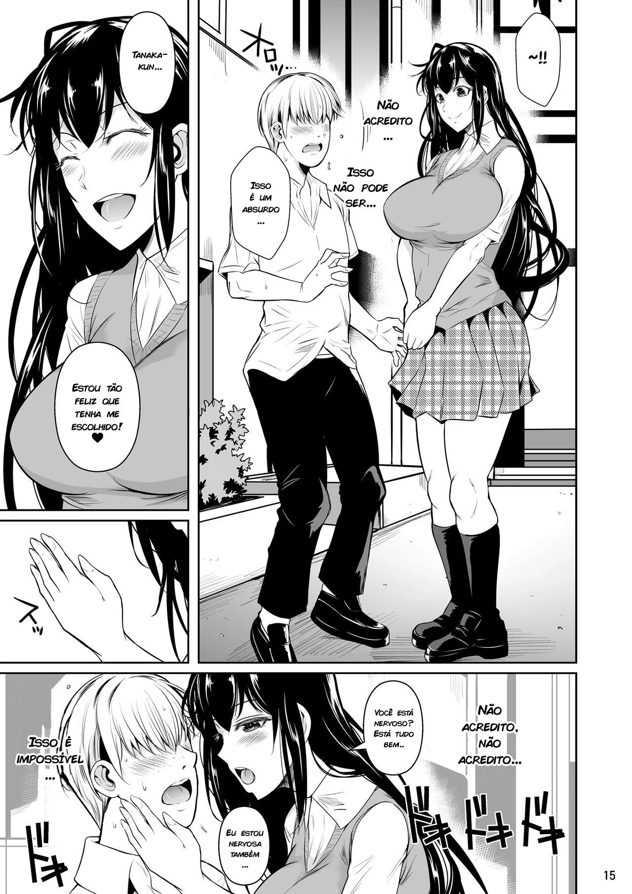 Sokushitsu x Sokuhame Gakuen: O Herdeiro Sortudo e a Colegial Piranha Em Hentai HQ Brasileiro