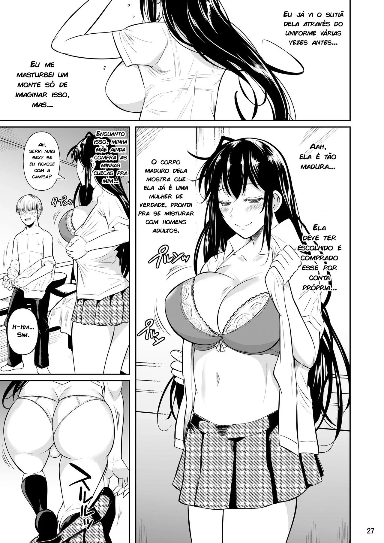 Sokushitsu x Sokuhame Gakuen: O Herdeiro Sortudo e a Colegial Piranha Em Hentai HQ Brasileiro