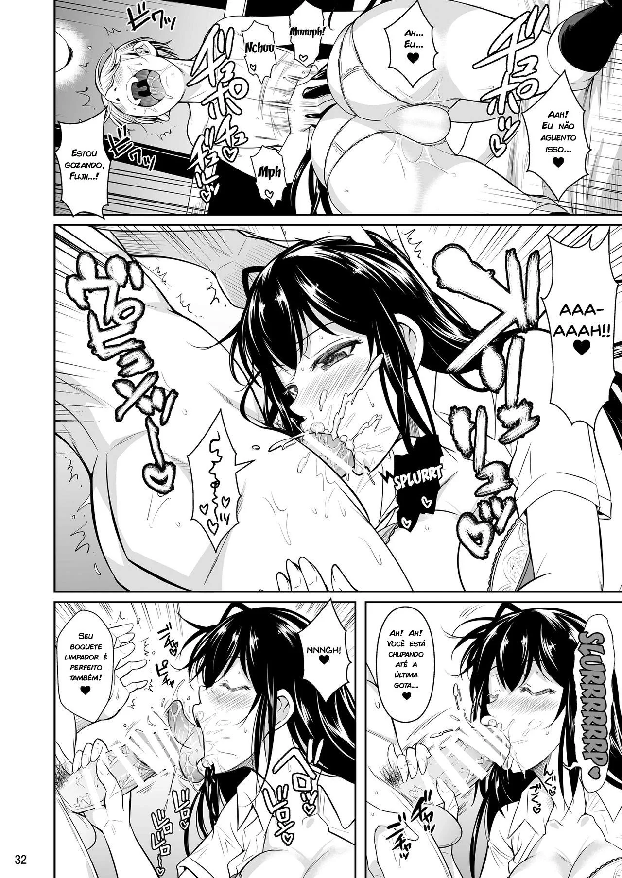 Sokushitsu x Sokuhame Gakuen: O Herdeiro Sortudo e a Colegial Piranha Em Hentai HQ Brasileiro