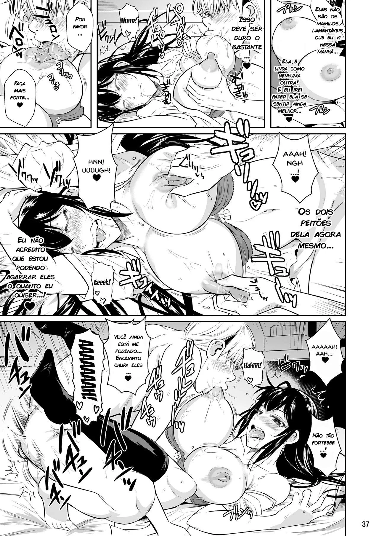 Sokushitsu x Sokuhame Gakuen: O Herdeiro Sortudo e a Colegial Piranha Em Hentai HQ Brasileiro