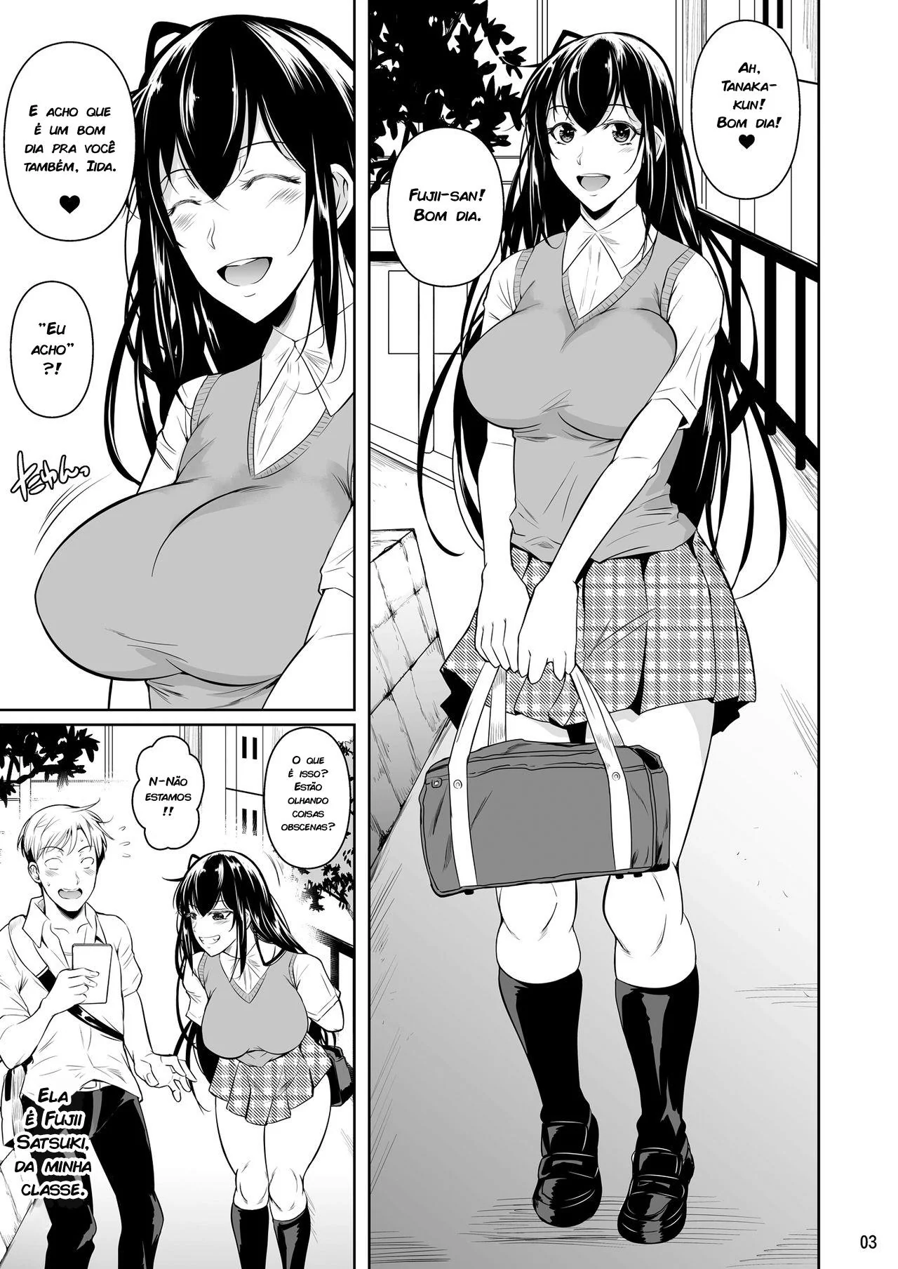 Sokushitsu x Sokuhame Gakuen: O Herdeiro Sortudo e a Colegial Piranha Em Hentai HQ Brasileiro