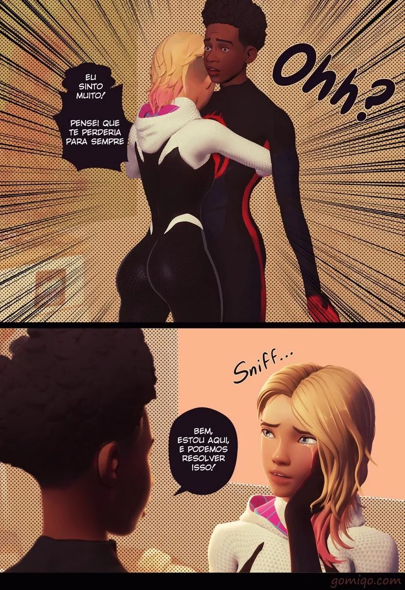 Spider-Gwen: Reencontro com muito sexo em Hentai HQ