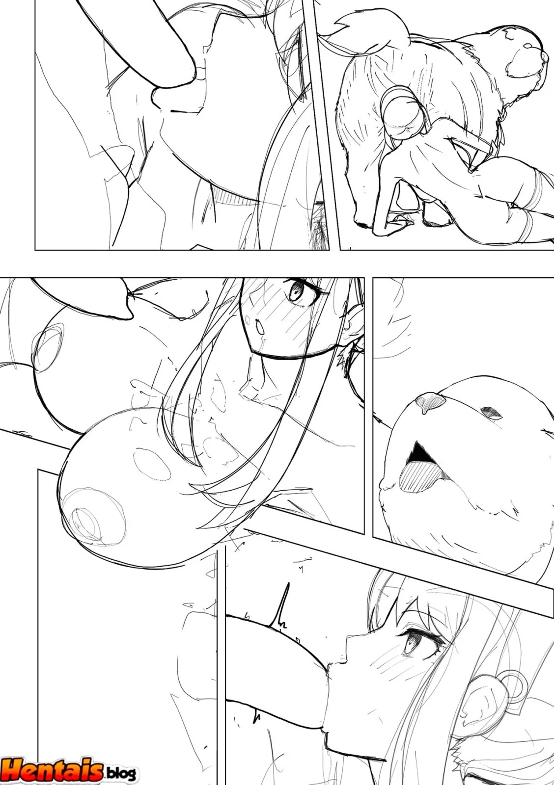 Dog x Family – Piranha safada se diverte com seu cachorro em Hentai HQ Brasileiro