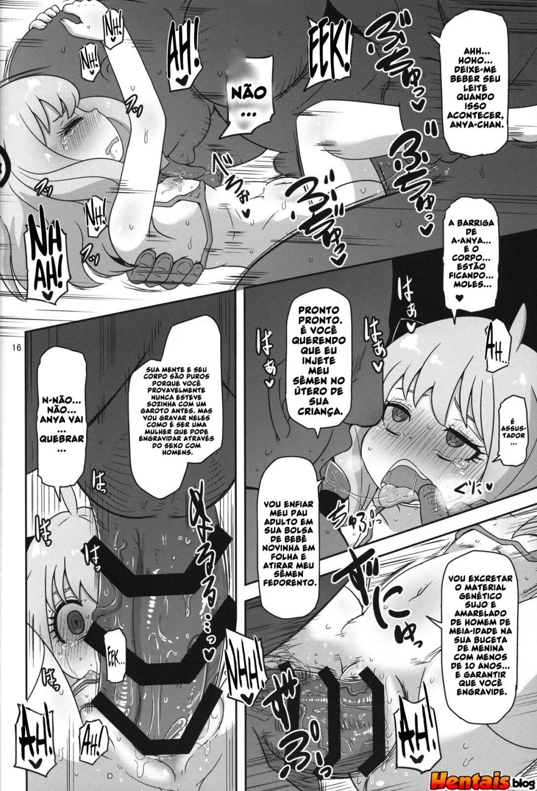 Velho Tarado Hipnotiza Novinhas+18 em Spy x Family Hentai HQ