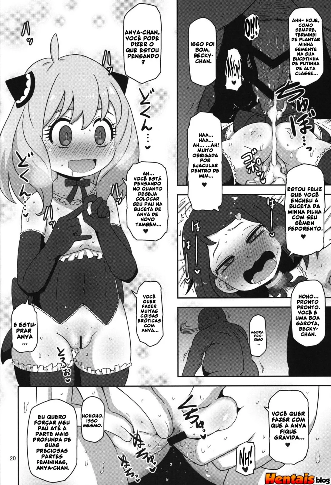 Velho Tarado Hipnotiza Novinhas+18 em Spy x Family Hentai HQ