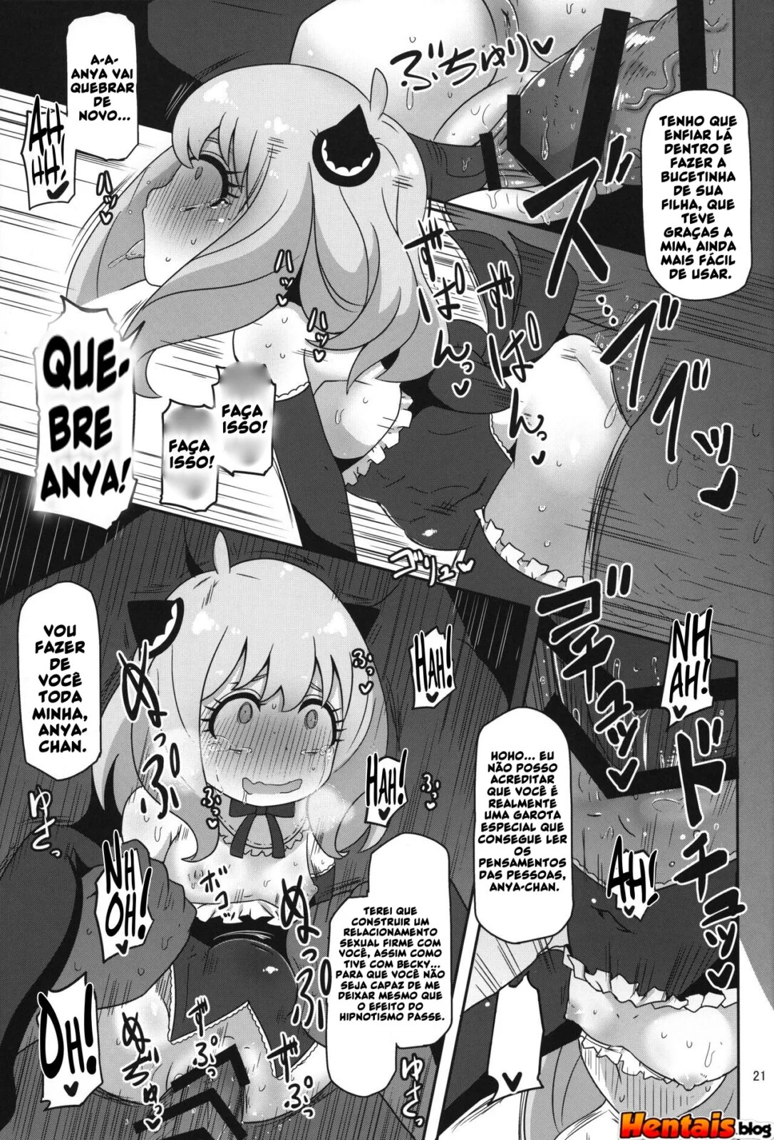 Velho Tarado Hipnotiza Novinhas+18 em Spy x Family Hentai HQ