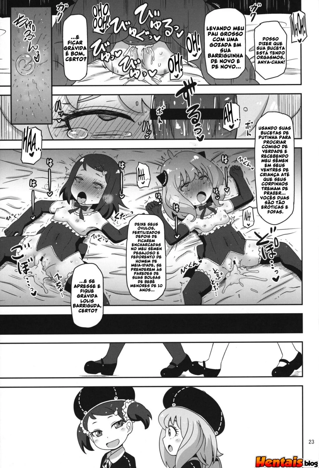 Velho Tarado Hipnotiza Novinhas+18 em Spy x Family Hentai HQ