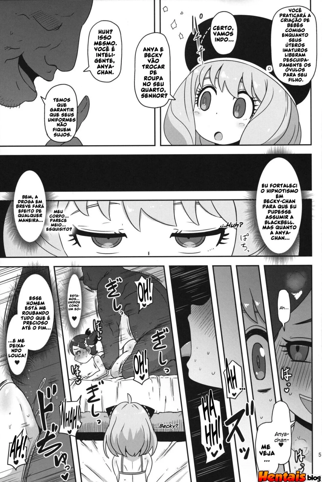 Velho Tarado Hipnotiza Novinhas+18 em Spy x Family Hentai HQ
