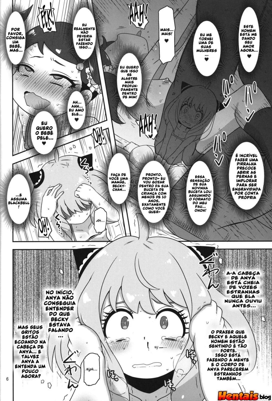 Velho Tarado Hipnotiza Novinhas+18 em Spy x Family Hentai HQ