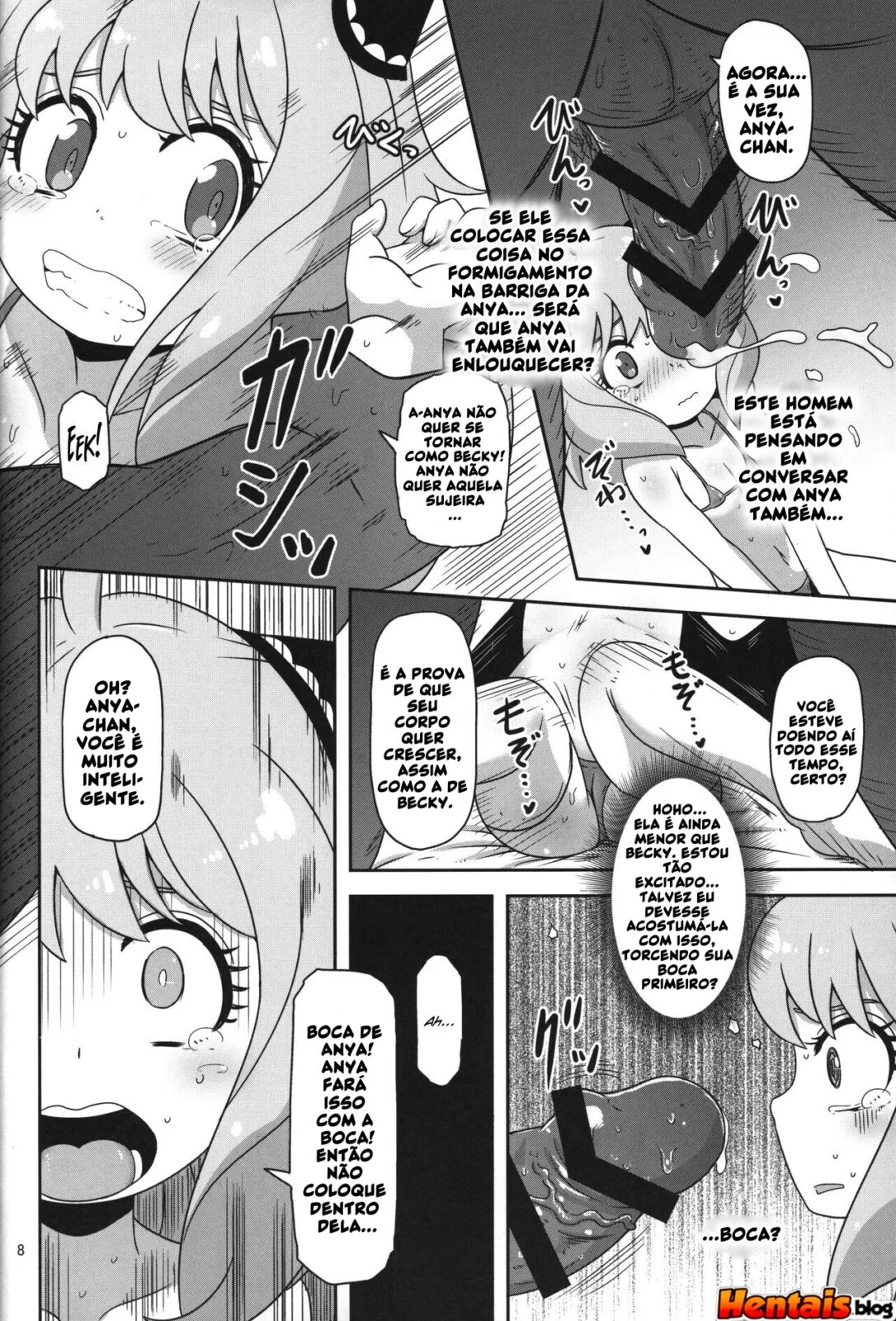 Velho Tarado Hipnotiza Novinhas+18 em Spy x Family Hentai HQ