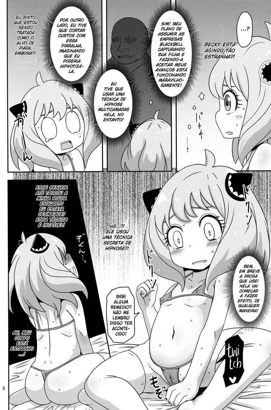 Spy x Family: Saimin Koubi Daisakusen – Hipnose e Putaria no Motel com Novinhas em HQ Brasileiro