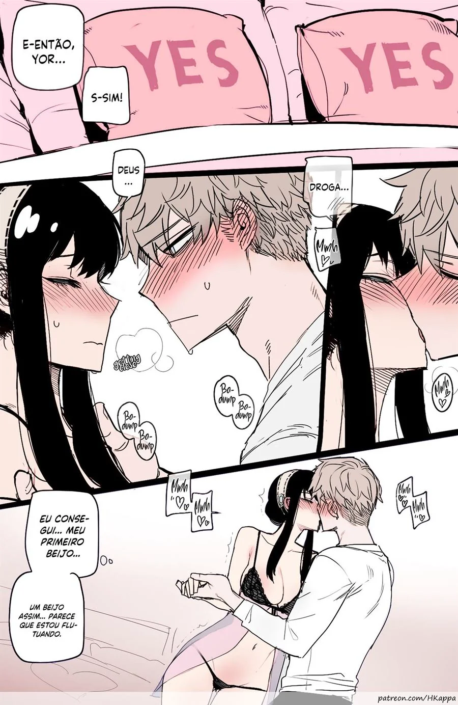 Spy x Family: Espiando a Buceta da Minha Irmã em Hentai HQ Brasileiro