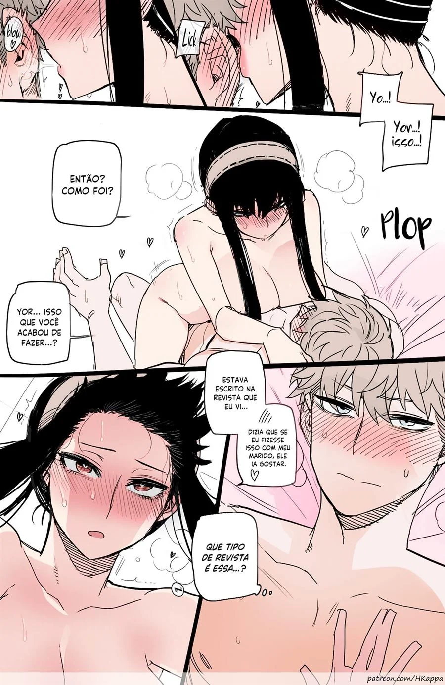 Spy x Family: Espiando a Buceta da Minha Irmã em Hentai HQ Brasileiro