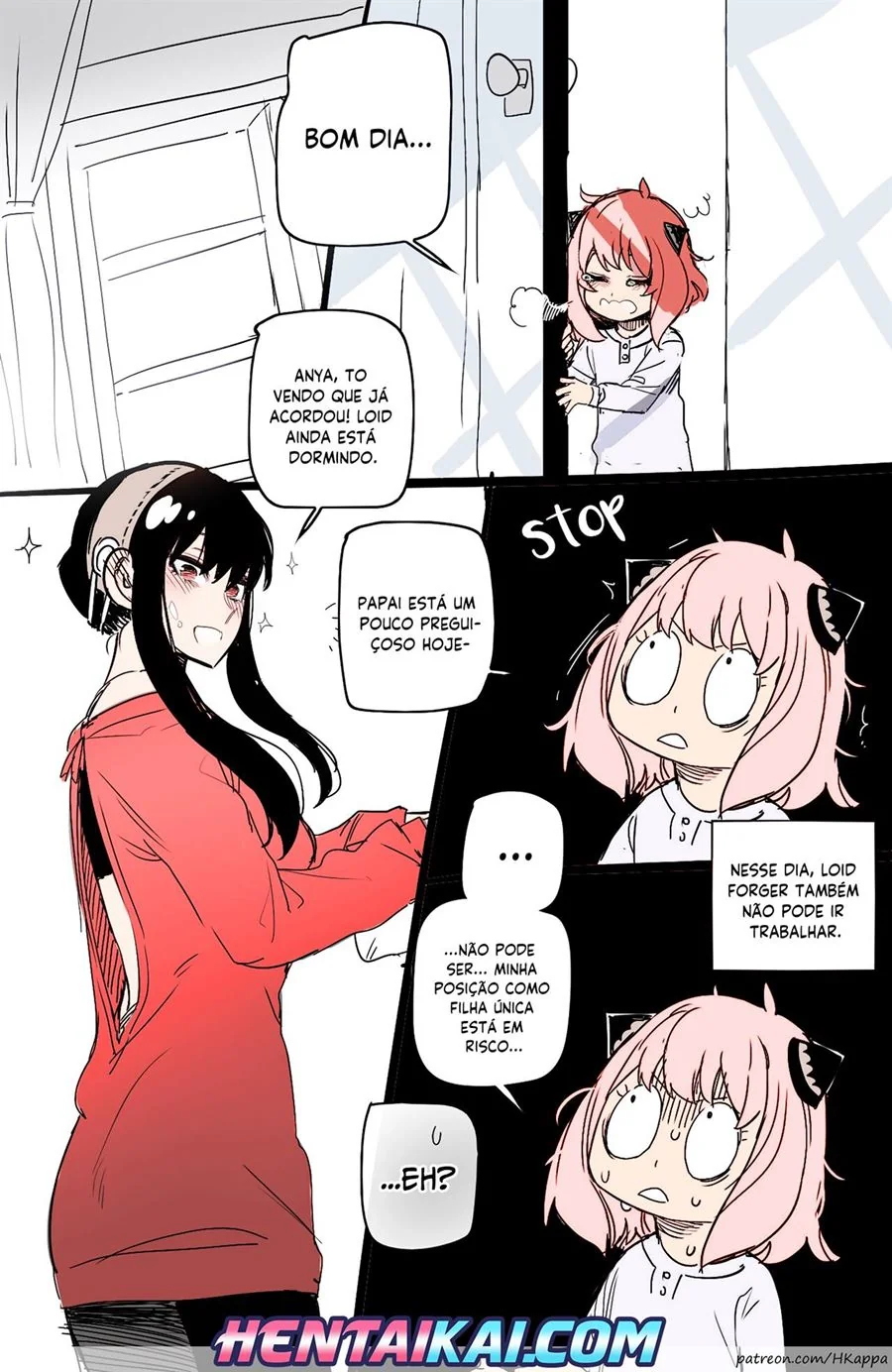 Spy x Family: Espiando a Buceta da Minha Irmã em Hentai HQ Brasileiro