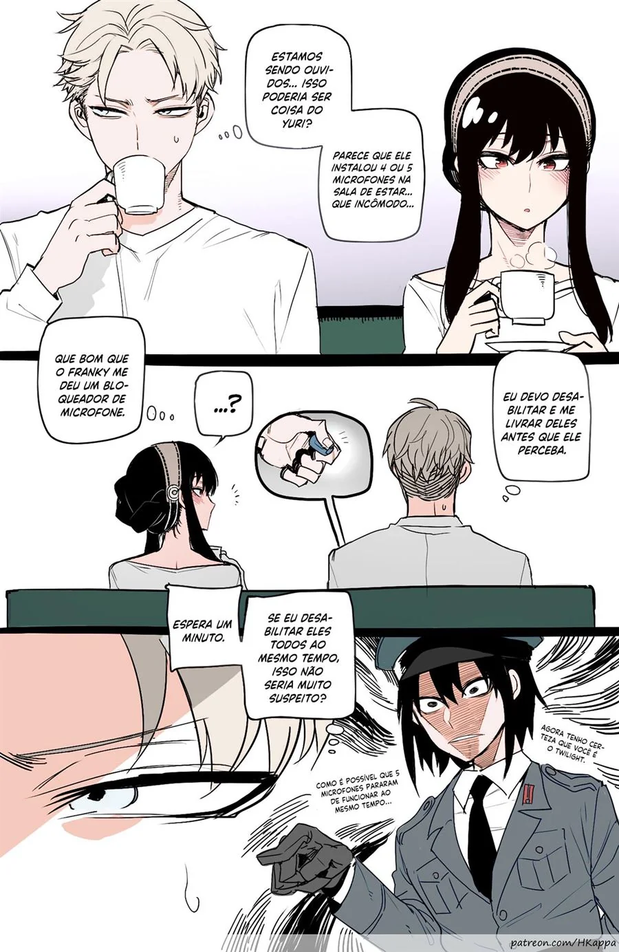 Spy x Family: Espiando a Buceta da Minha Irmã em Hentai HQ Brasileiro